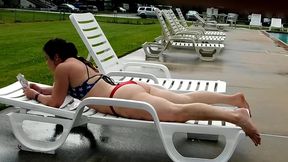 public pool butt plug swimming