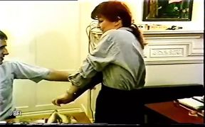 The spanking interviews in office