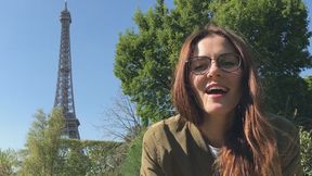 Sexy lesbian lovers Foxxi & Kira Zen go to Paris together for holidays