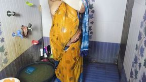 Hot-ranu ki first time shower