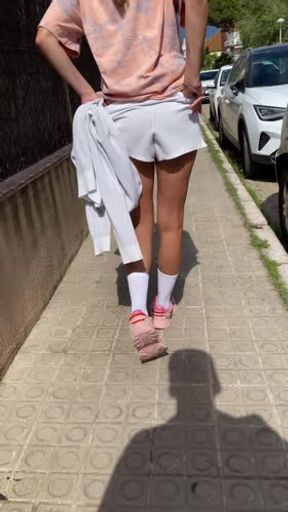 go down the street without panties