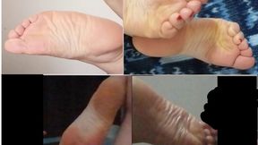 4 BBW FEET ARE MERCILESS WITH FOOT GAGGING. COMPILATION 60 MINUTES