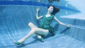 Wetlook Tease – Vintage Dress Soaked & Underwater Play (Preview Version) 4K