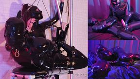ULTRA LATEX BONDAGE TRILOGY - BACK TO BACK GRUELING RUBBER BONDAGE PREDICAMENTS FOR MY RUBBERDOLL