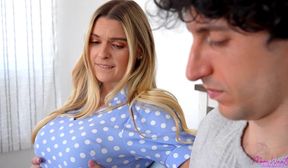 busty stepmom asks stepson for icing on her wet cake