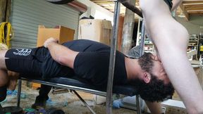 Uber-Cute shaft gives deep gullet workout on the weight bench