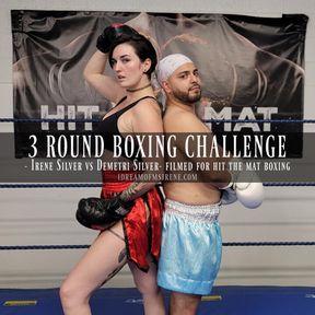 3 ROUND BOXING CHALLENGE-Irene vs Demetri