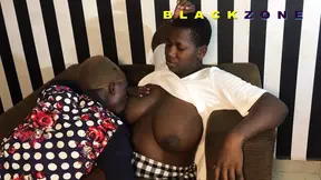 I suck her big tits, finger and suck her big pussy