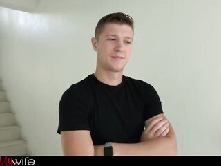 TouchMyWife - MILF Wife Fucks Young Guy on Spring Break - Reagan Foxx