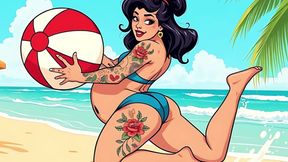 Sexy Tattoo Art Bikini Babes