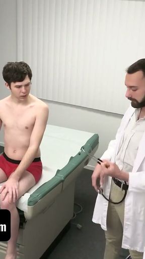 DoctorTapes - Dr. Johnny Deposits Sticky Protein To Dakota's Mouth And Rectum For Hormone Treatment   Clip 1