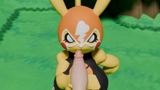 Pikachu Blowjob (Pokemon parody)(3d remake)
