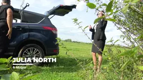 Milf beauty Julia North prefers anal creampie | Behind the scenes