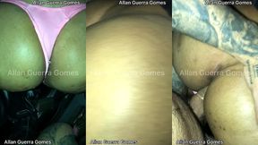 comi o cuzinho apertado e gostoso da trans no carro com o lutador de mma allan guerra gomes