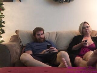 Step Aunt & Stepnephew Christmas Sex - Brianna Beach