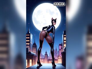 A night in Gotham with Catwoman generated