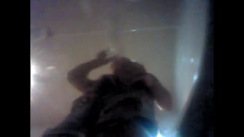 Hiden cam show how drinking her pee