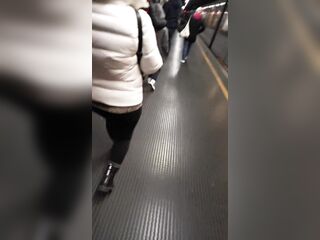 I meet a mother i'd like to fuck on the subway and chase her to the parking lot and screw her behind the car in a dangerous place