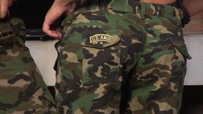 Shemale Danielly Bionda in the army