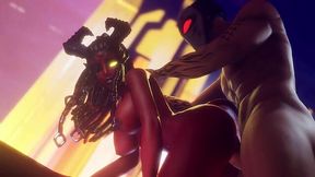 Perverted succubus Killision got long fuck with Captain