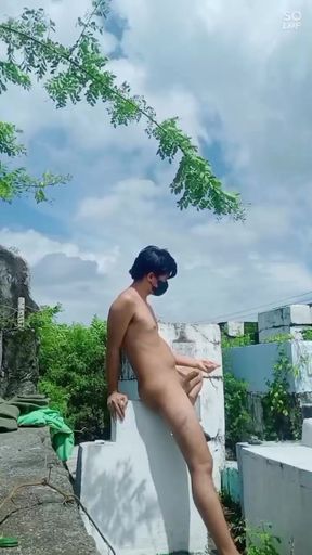 Sunny day wank at a cemetery, might have sat one someone&#039;s gravestone, sorry!