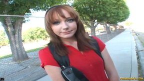 Sweet Marie with natural tits, blowjob & fucking bitch