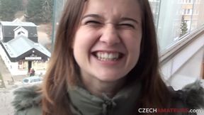 Czech couple mesmerizes with voluptuous charm in a daring romp