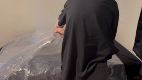 Sep 18 2025 - VacPacked in my long puffy winter coat latex hood and lifevests