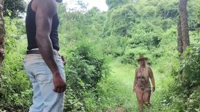 Wild Dogging, Tourist in the Forest Fucks the Ass. Huge Anaconda, Left It All Broken to the Extreme - Part 1