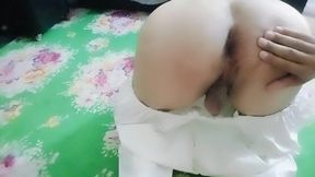 Desi Pathan boy showing his beautiful  and inserting an  in his beautiful