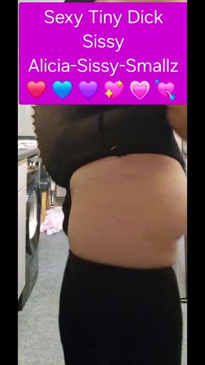 Sexy Tiny Dick Sissy Alicia-Sissy-Smallz - Listening to Heavy Metal Music