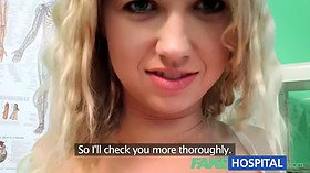 Fakehospital lovely blonde teen prescribed inner cum inside