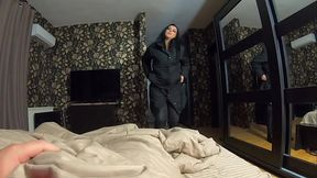 PREVIEW-MilfyCalla face fucking, doggystyle and Cumming over my long Black winter Jacket 183