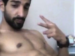 Turkish handsome hunk with big cock cumming