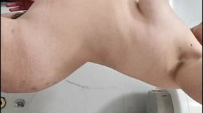 Braless and horny in public