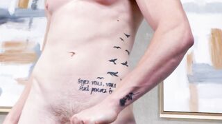 Hairy ginger jock Max Lorde share his rimming experience while masturbating