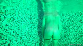 Girl in the pool