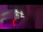 Jerking off for baby step sis