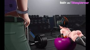 Zhu Yuan Getting Fucked at the Gym