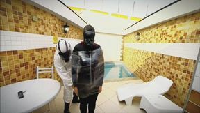 Gas Mask Mummification Bliss: Saran Wrap Breath Play, Tight Encasement & Muffled Surrender (13 Min HD MOV)