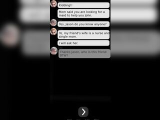 Cheating wife's chatting with others