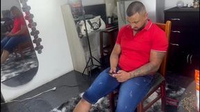 amber prada dominates and humiliates her slave juan - intense bdsm session