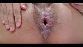Training my hole to stretch and gape with my biggest buttplug