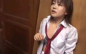 Beat jap slave burn pubic hair & facial & creampie