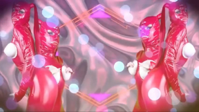 Goon for my red shiny PVC covered body - GOONER, GOONING, GIMP, ASMR, MASK