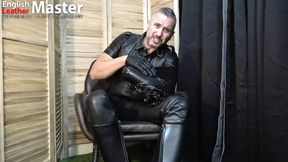 Leather Dom punishes you with mummification PREVIEW