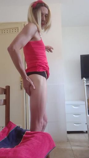 Crossdresser Bottoms Up