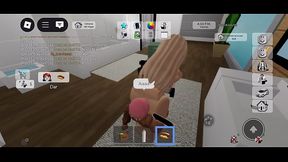 Bitch sucks my dick and I lick her ass in return on Roblox Brookhaven