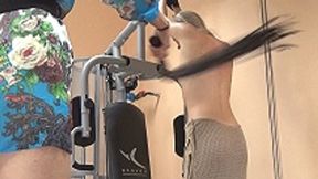 Kate bare back whippng 1605