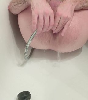 fuck my ass full of water